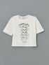 LC Waikiki Crew Neck Printed Girls Pajama Set